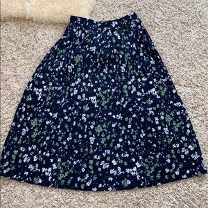 Korean Brand Skirt Floral A Line sz S